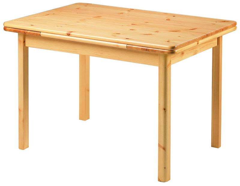 Table rectangulaire de cuisine. Pin massif.
