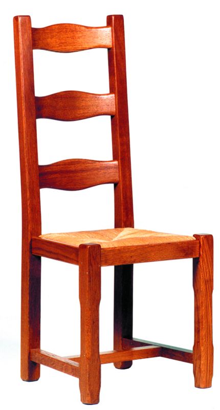 Chaise en chêne. Réf Megève.