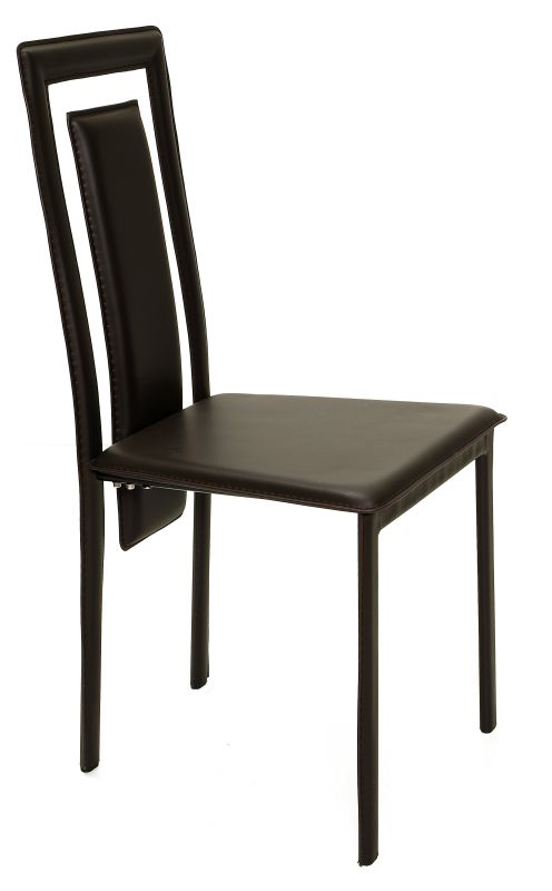 Chaise structure acier recouvrement PVC. Réf Eclipse.