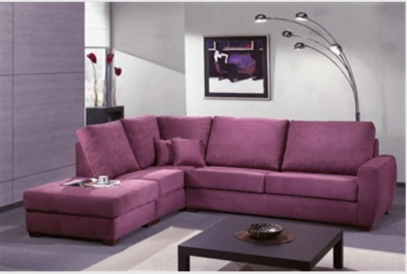 Canapé moderne microfibre. Réf Carlos