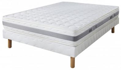 Matela Ebac - Monaco Avec une face été et une face hiver, ce matelas est constitué de mousse HDflex et de mousse Viscotherm. Cette combinaison assure le maintien et l’équilibre idéal du corps pendant le sommeil.