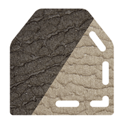 Micro peau bi-ton Mastic brun taupe
